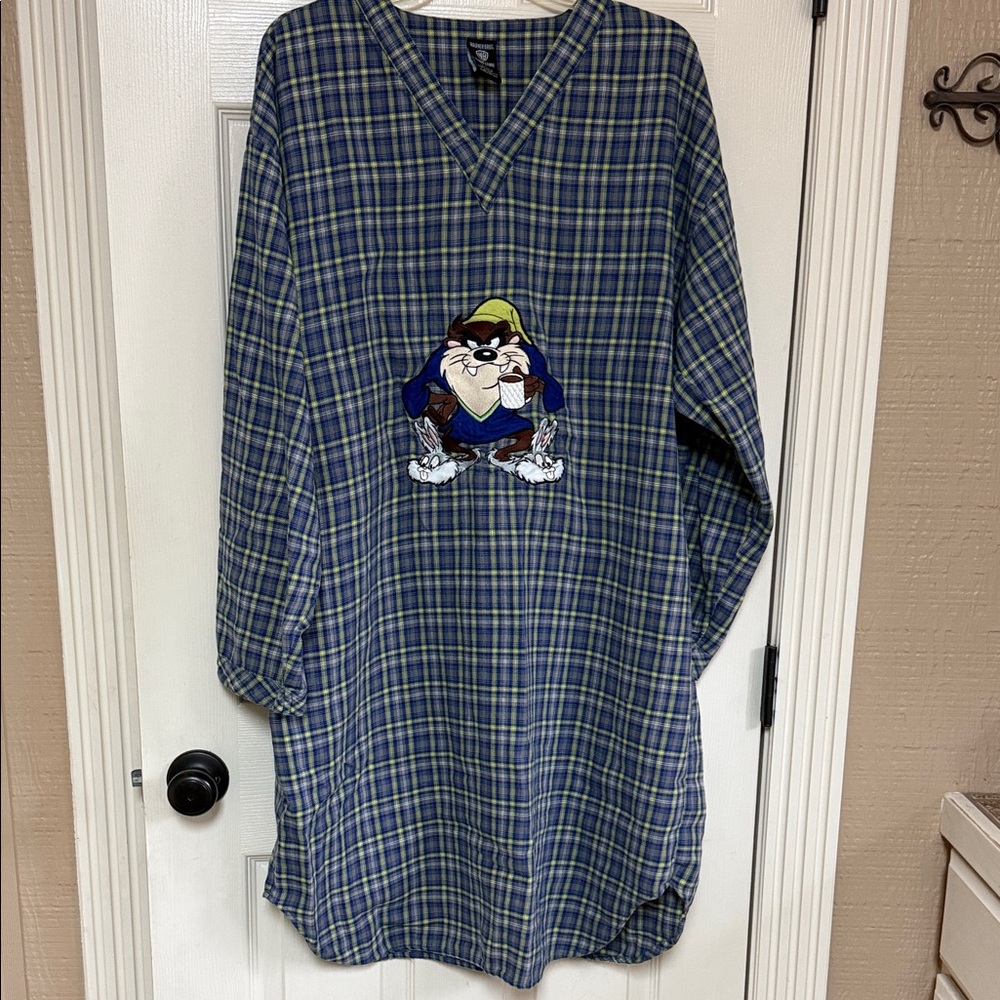 Warner Bros. Plaid Sleep 💤 Shirt